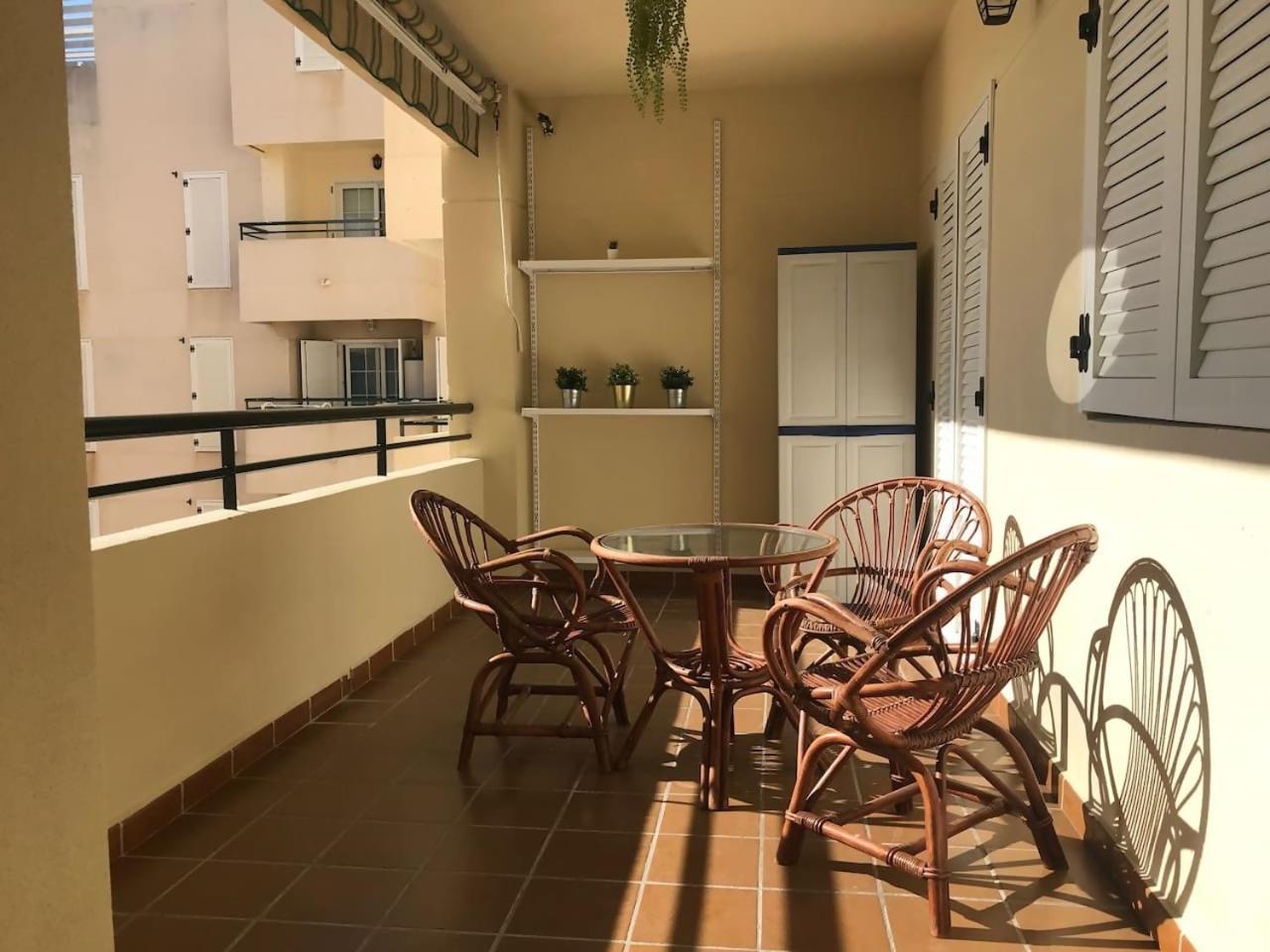 Apartmán Espectacular Residencial En 1A Linea Con Piscina Benajarafe Exteriér fotografie
